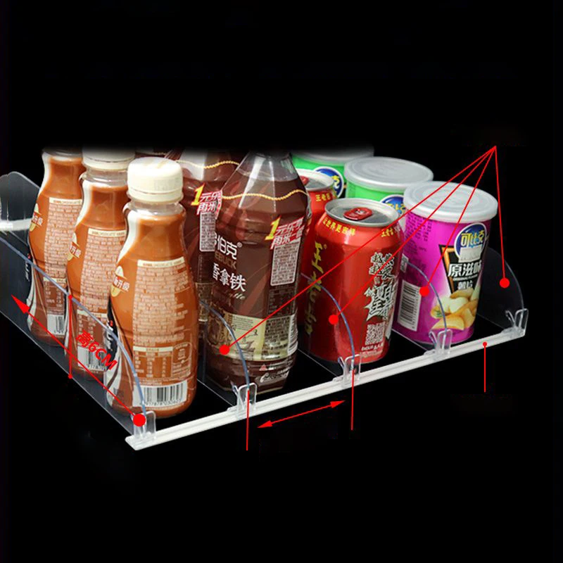 Supermarket Shelf Product Classification Partition Board Convenience Store Shelf Partition Strip Snack Classification Dividing