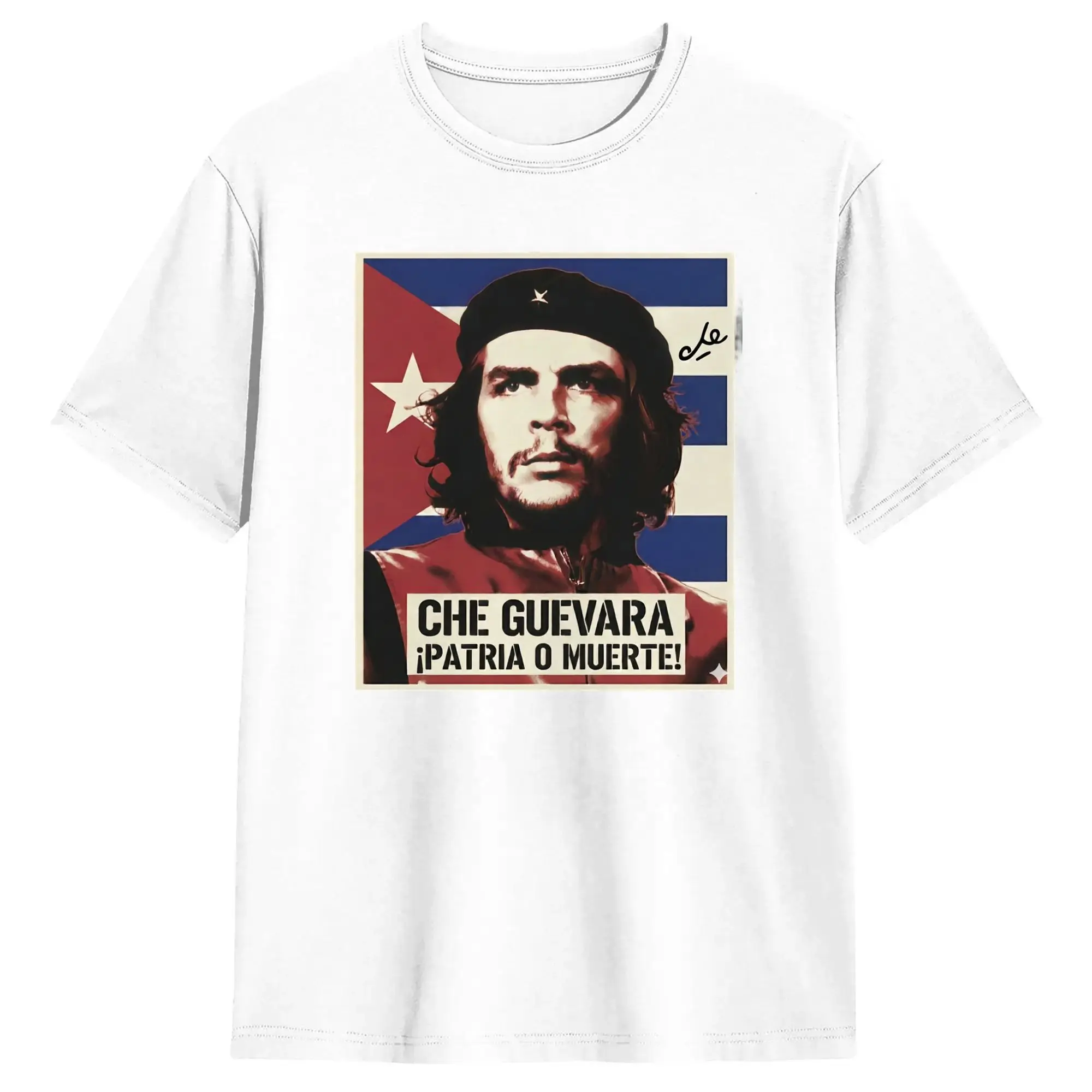 Red Star Soviet Che Guevara Cotton T Shirt For Couple Summer  Vintage T-Shirts Leisure Tee Shirt Oversize Pattern Tops