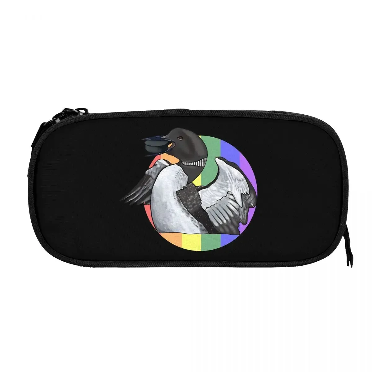 Heated Rivalry Inspired Rainbow Pride Loon Hockey Puck Pencil Cases Pencil Box Pen Bags School Supplies Gifts Stationery