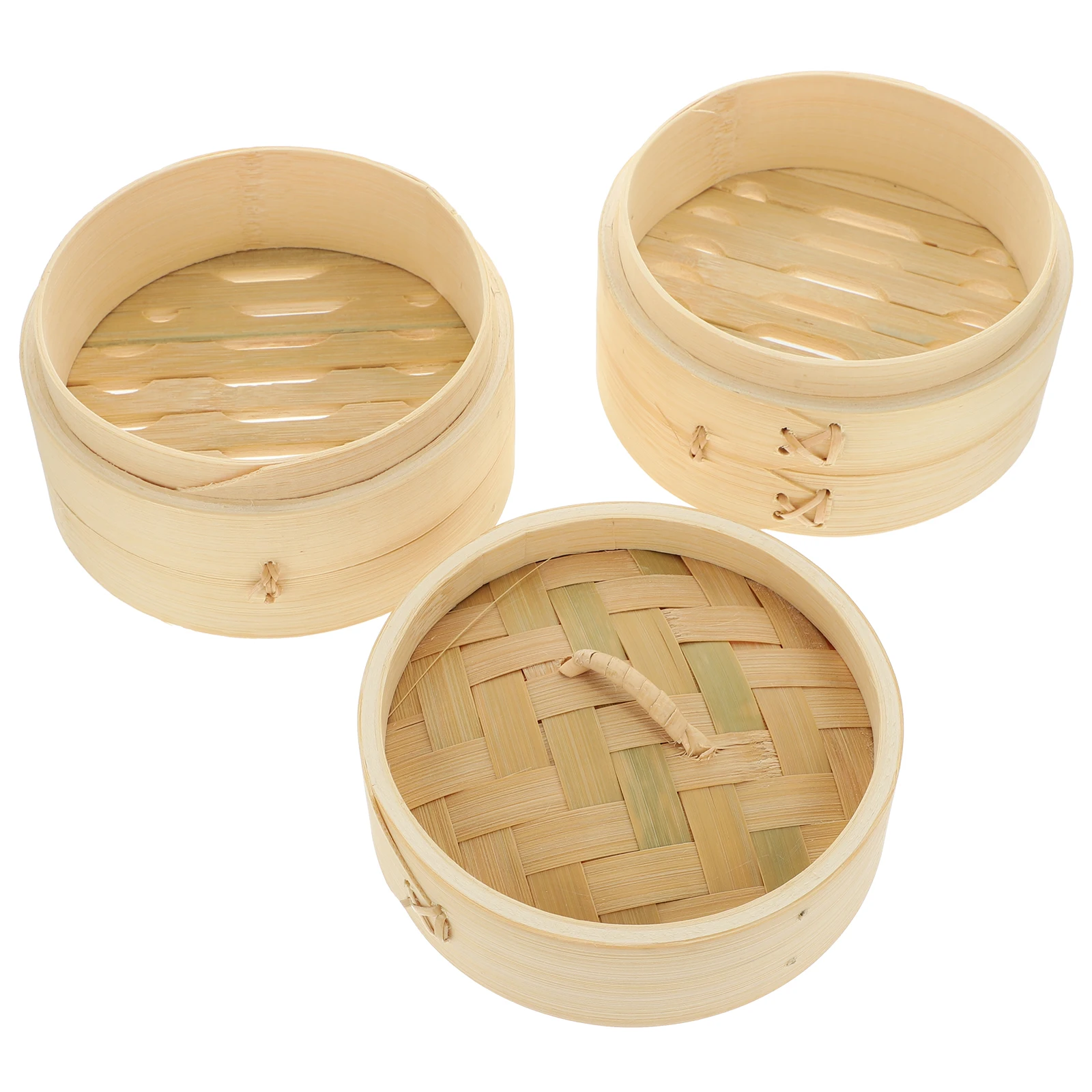 

Bamboo Steamer Kitchen Tool Japanese Baskets Cooking Chinese DimSum Baby Food Multi Functional Non Sticky Easy Clean Healthy