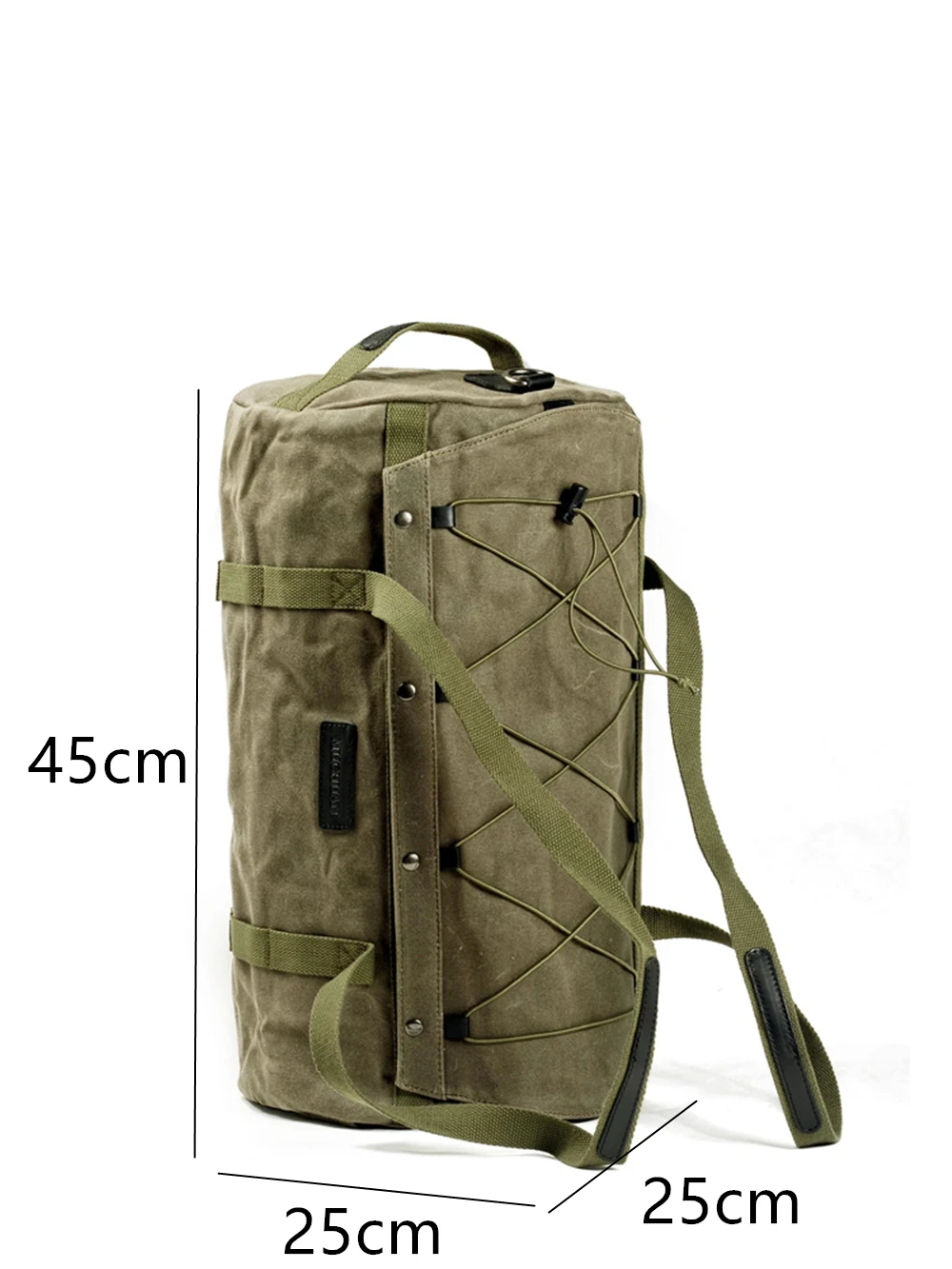 Motorcycle vintage rear seat bag Waterproof travel bag Hanging bag Canvas motorcycle rear bag