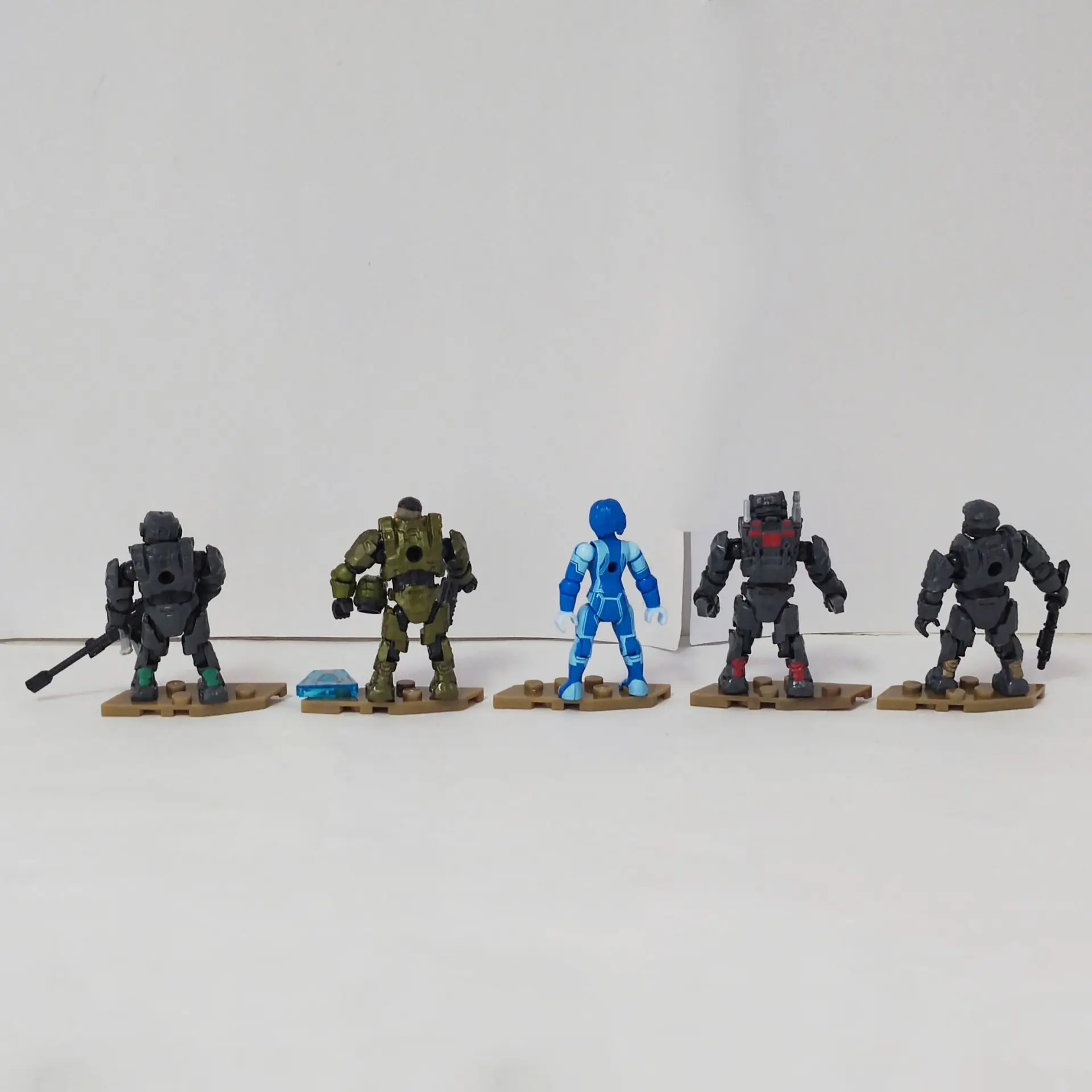 ميجا UNSC المتقشف KAI-125 جون-177 فانك-134 RIZ-028 كوتانا 5-حزمة لعبة شخصيات الحركة الصغيرة الفضفاضة #3