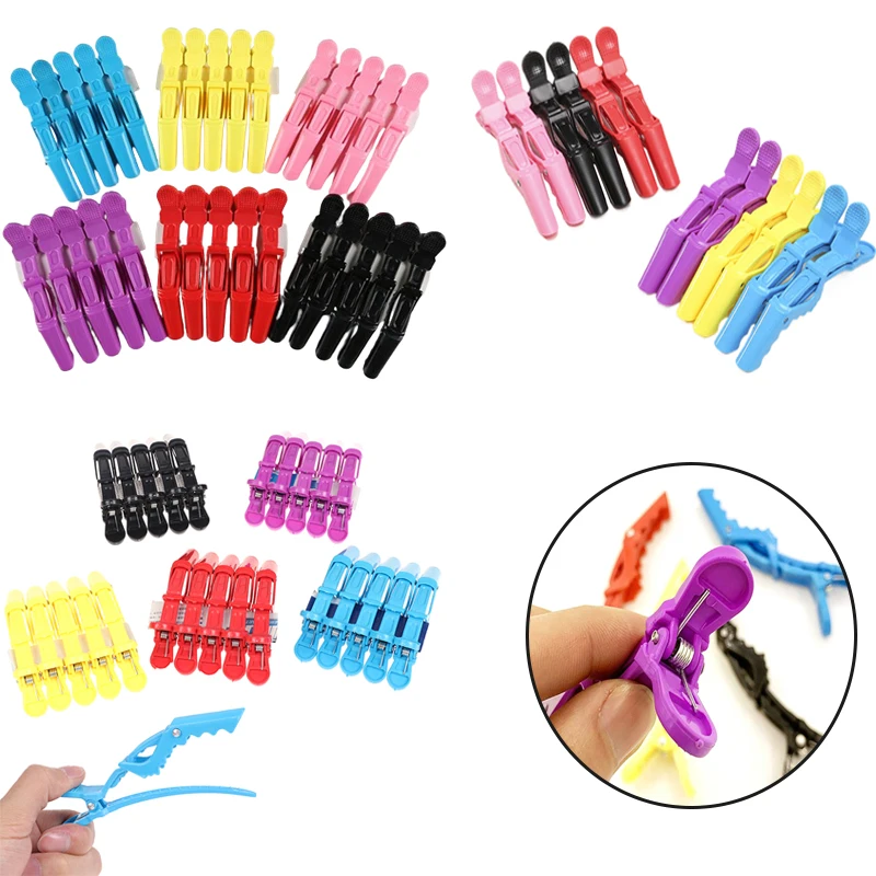5/6pcs profession elle matte Schnitt clips Klemmen Friseursalon Haar griff Krokodil Friseur Frisur Friseur Clips
