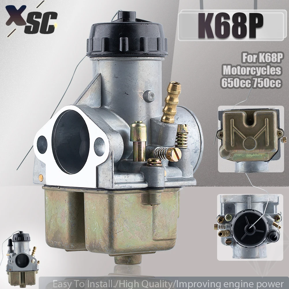 K68P Motorcycle Carburetor 30mm For K68P Motorcycles 650cc 750cc Russia Motors Accessoires Dirt Pit Bike Carb ATV Motocross