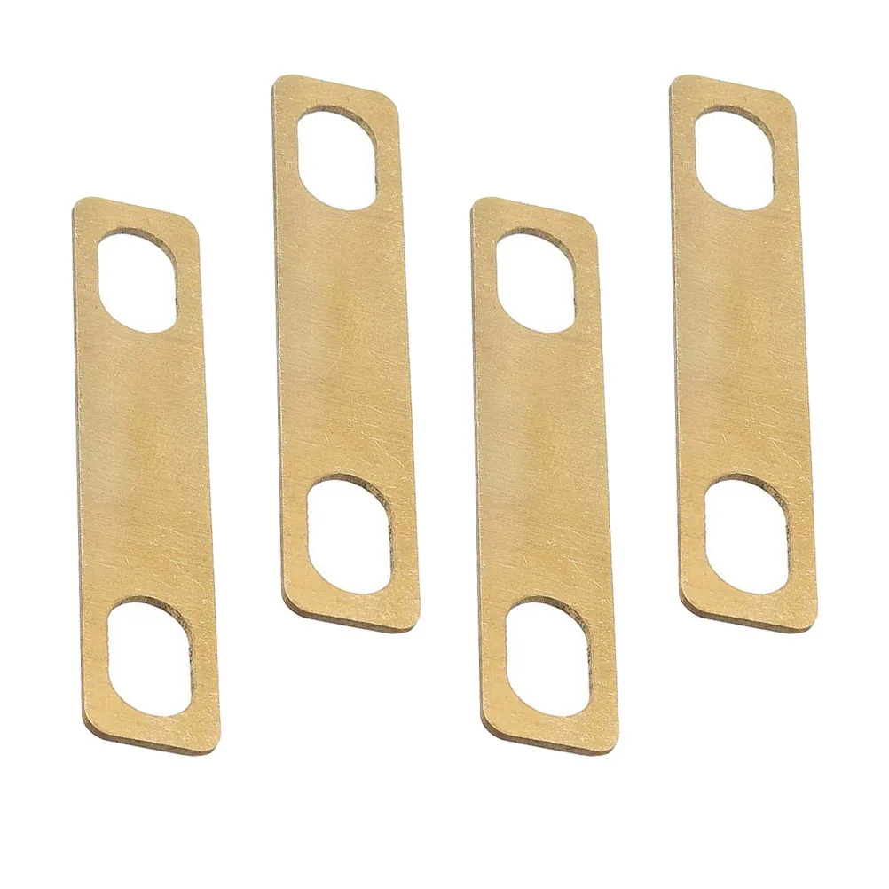 1set Guitar Neck Shims Brass Thickened 0.2Mm 0.5Mm 1Mm Durable Metal Shim For Electric Bass Replacement Parts Accessories Guitar