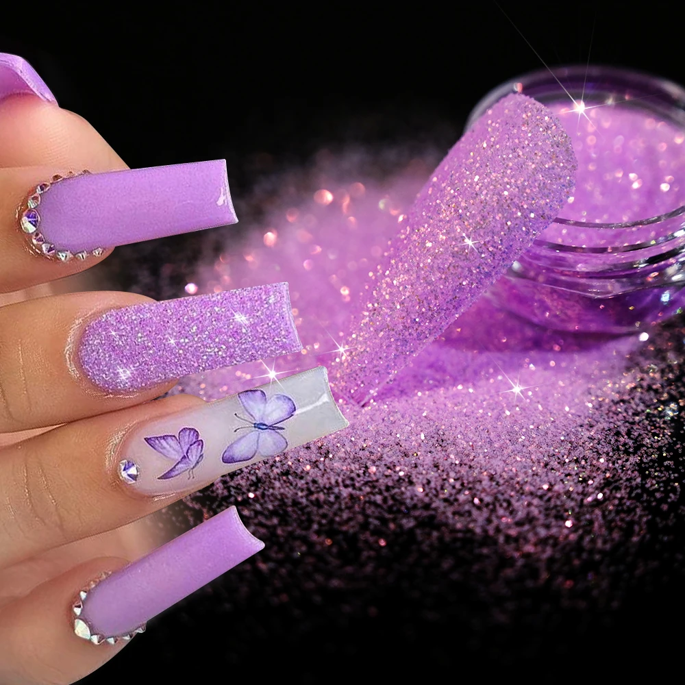 3g/Flasche Nail Art Starlight Zucker pulver 12 bunte Puder bonbons für Maniküre Politur Glitter Maniküre Zubehör