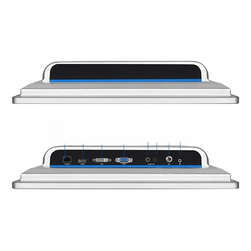 

10.1-21 inch industrial display IP65 desktop wall mounted cantilever closed industrial touch screen display