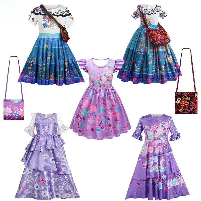 

Isabella Princess Skirt Magic House Children's Adult Cosplay Costume Women's Fashion Halloween Role Performance Outfit Polyester