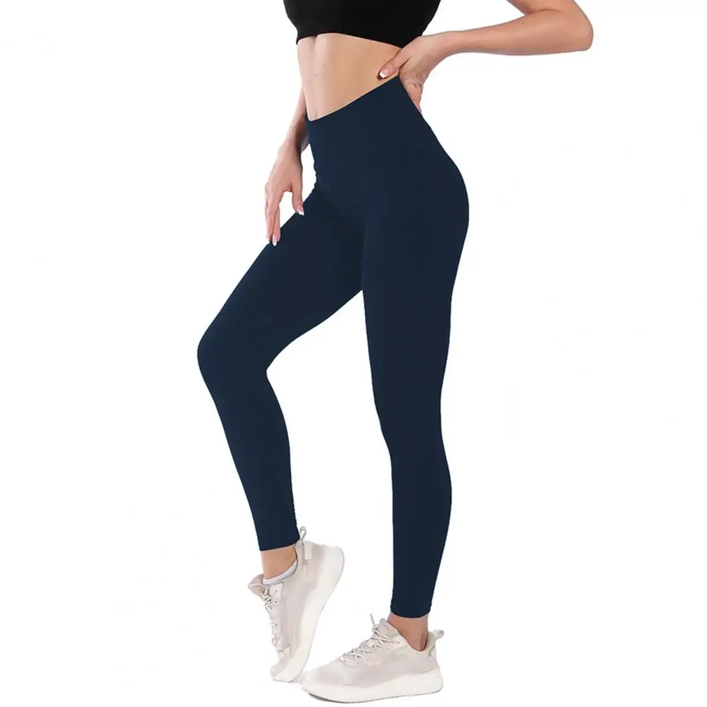 High Waist Slim Fit Leggings Women Warm Leggings High Waist Velvet Lined Women's Leggings for Yoga Fitness Lift for Bottoming