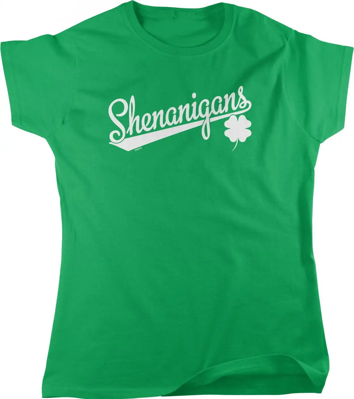 Shenanigans Irish Clover St Patricks Day Women's T shirt HOOD_00949