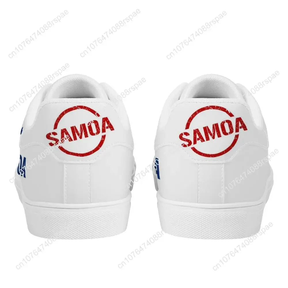 I LOVE Samoa Flat Sneakers America Samoa polinesiana stampa tribale Custom Man scarpe sportive da passeggio leggere scarpe da corsa da donna