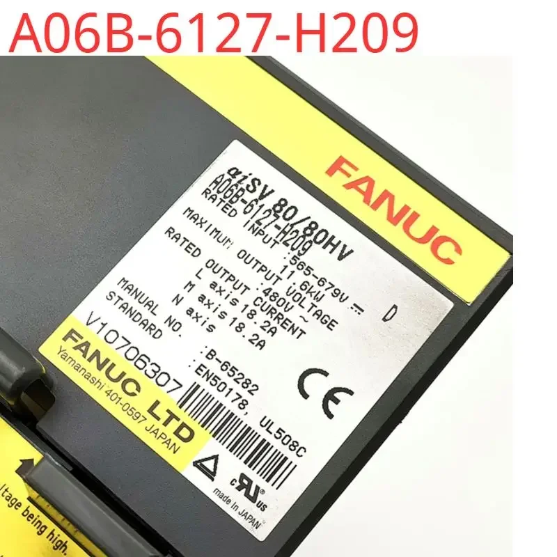 A06B-6127-H209 Second-hand tested ok  Servo Drive in good Condition