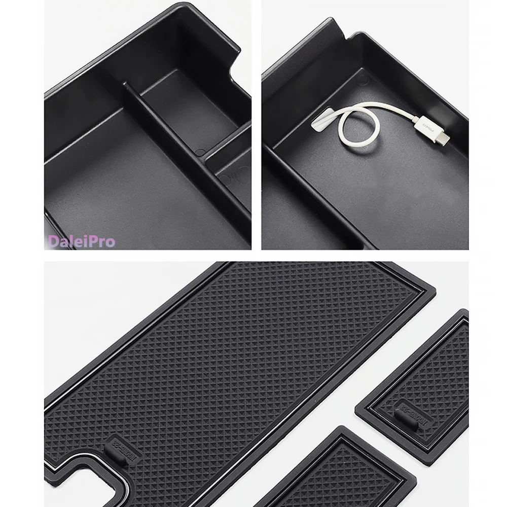 Für Toyota Land Cruiser 250 Prado LC250 2024 2025 Mittelkonsole Organizer Fach Armlehne Aufbewahrungsbox Geschichtete Aufbewahrungsbox Aufräumen – Detail 9