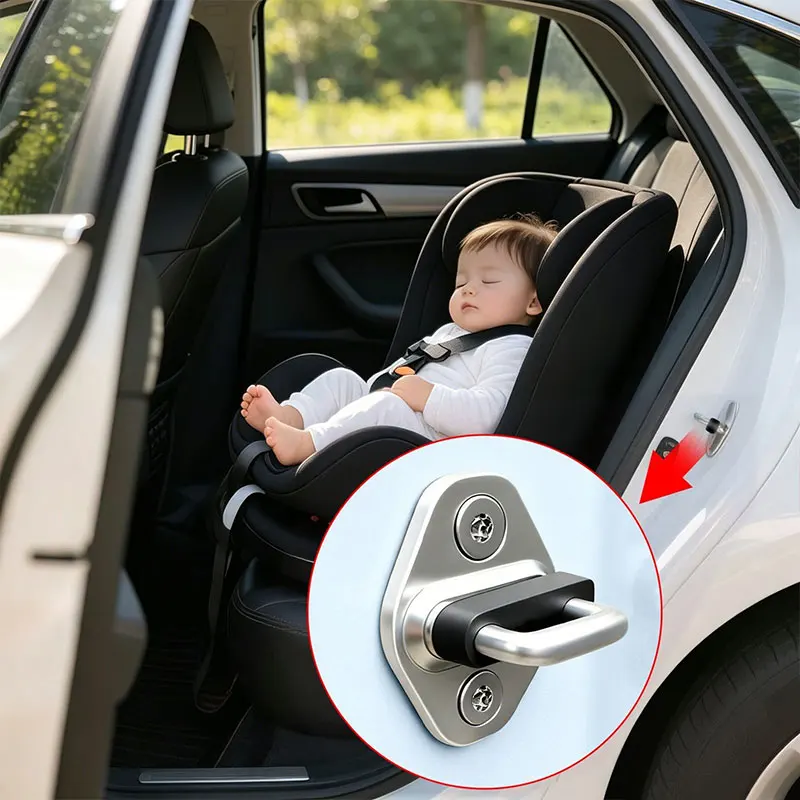 4pcs Car Door Shock Absorber Universal Car Door Buckle Soundproof Deadener Damper Cushion Anti-Vibration Buffer Pad