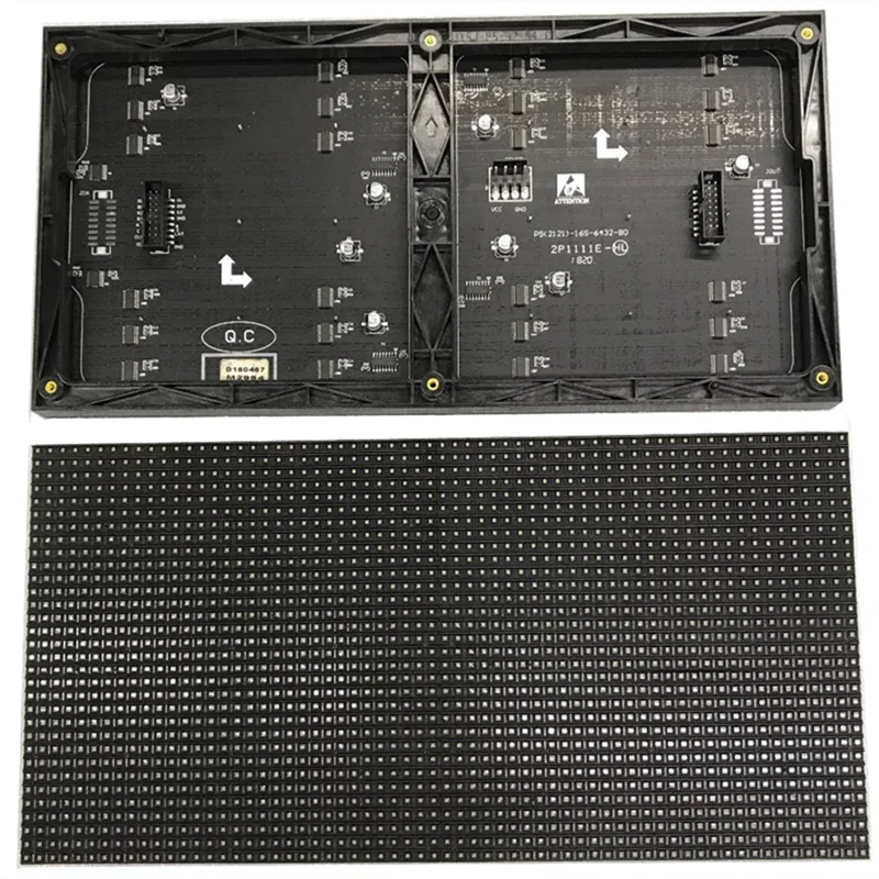 

SMD P5 Indoor LED Display Module 16Scan 320x160mm 64×32dots using for led screen display send free cable for module full color