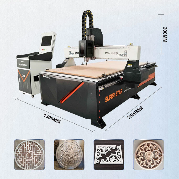 SUPERSTAR Cnc Router 1325 2030 MDF PVC WOOD Carving Cutting Machine Woodworking Machinery
