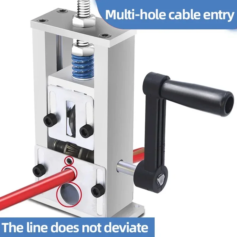 Manual Wire Stripper Stripping Tool Automatic Adjustment 1-21mm Scrap Wire Drill Bit Powered Cable Stripper Copper Wire Stripper