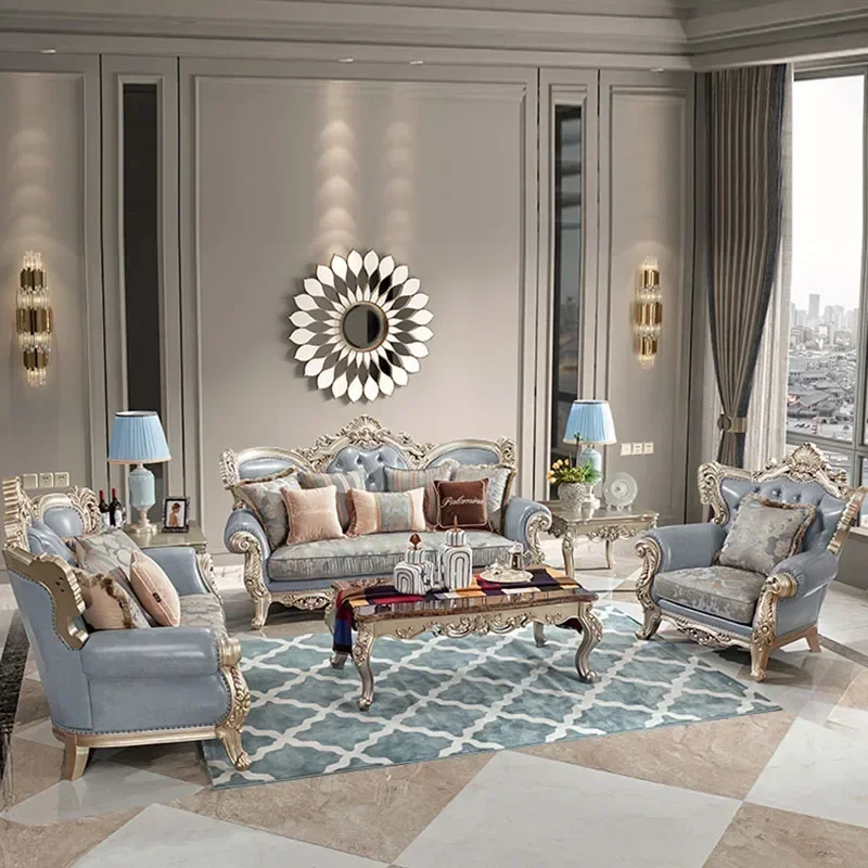 Nordic Modern Living Room Sofas Luxury Leather Recliner Love Seat Designer Sofas Relaxing Balcony Lounge Suite Furnitur