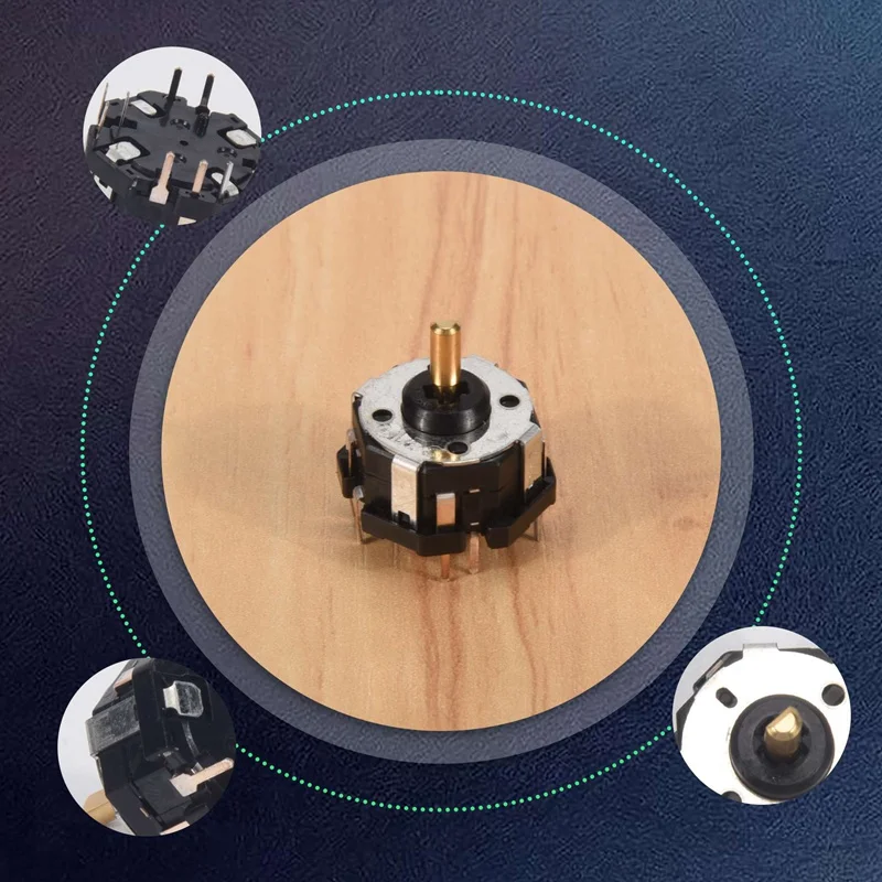 RKJXT1F42001 4-Way Switch Car Navigation Encoder Key Rocker Switch with Push Switch Encoder-A27I