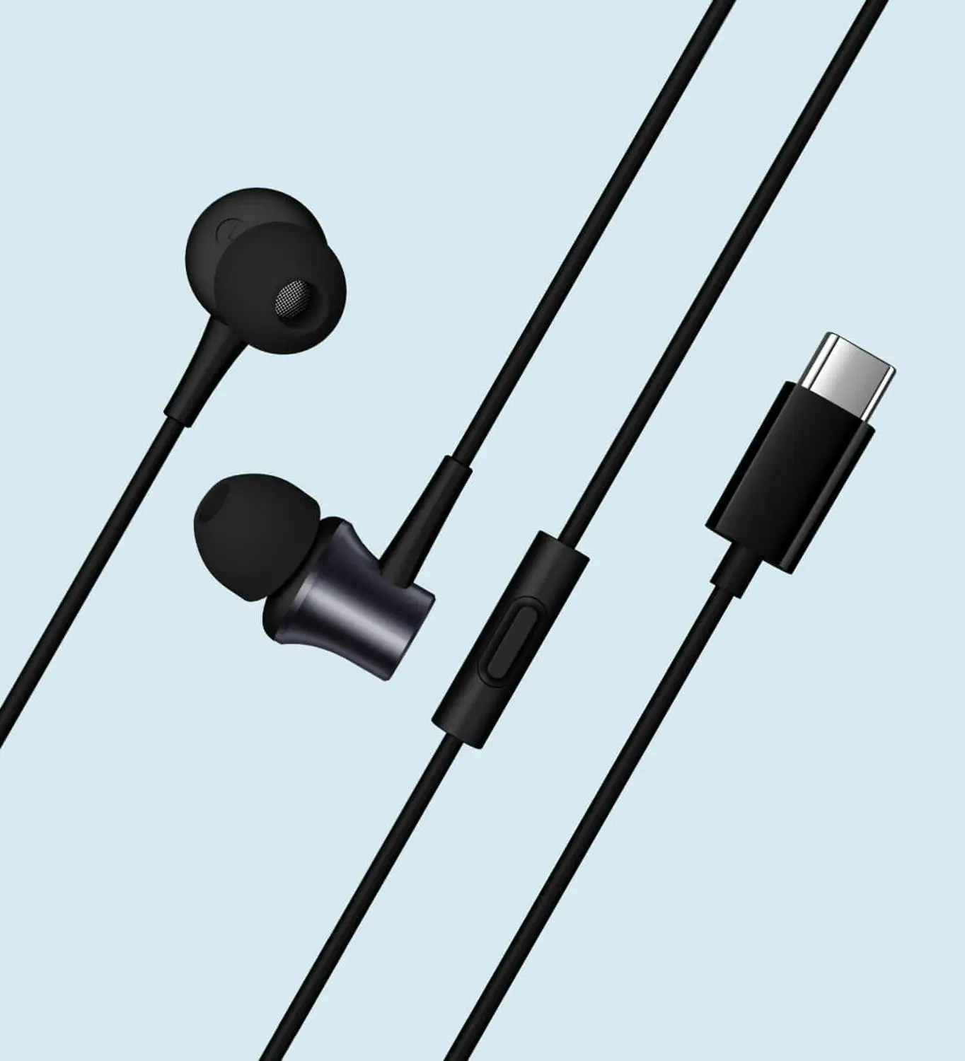 Original Xiaomi Piston 3 Earphone Type-c Version In-Ear Mi Earphones Wire Control With Mic For Mobile Phone Headset Iphone15