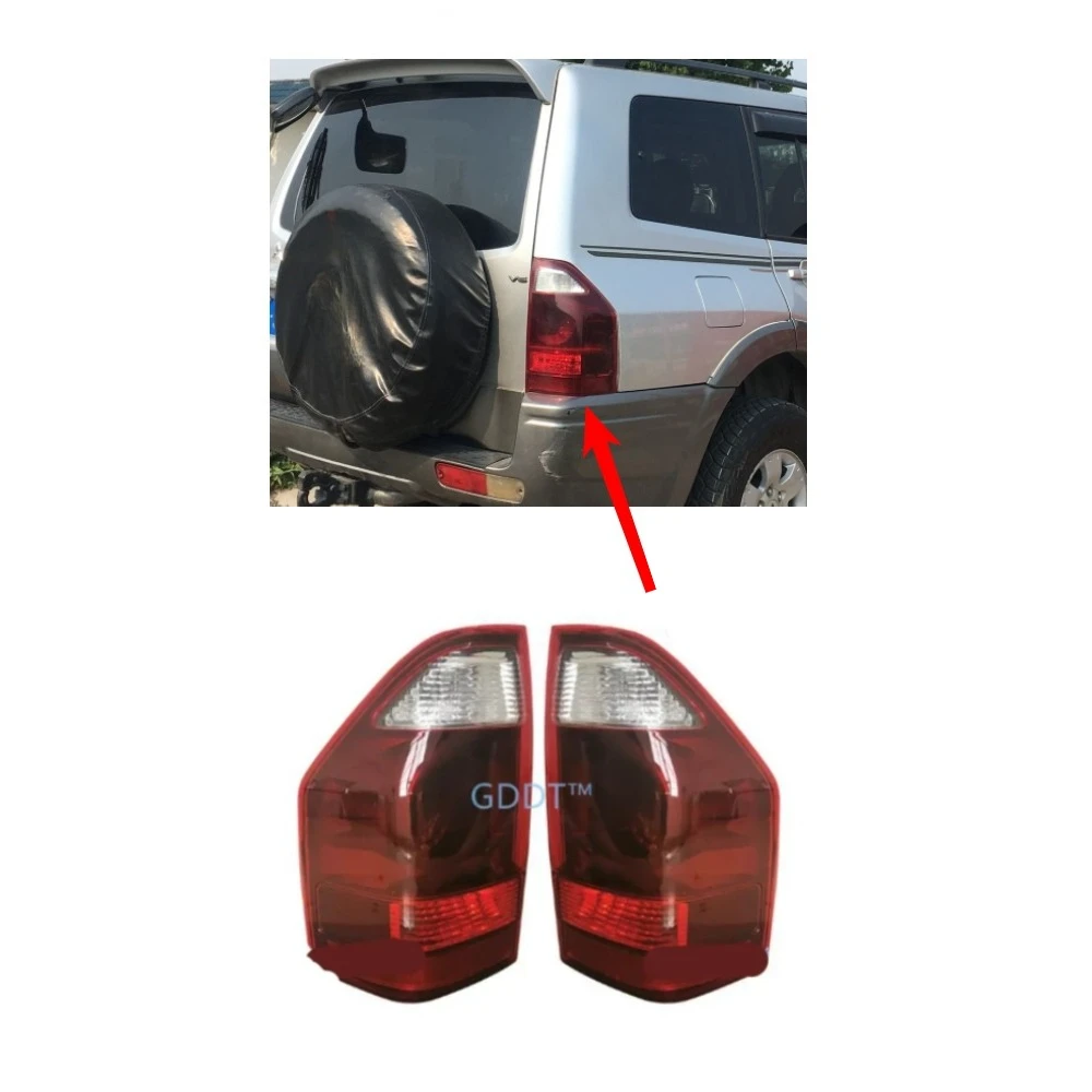 

1 Pcs Red Brake Lamp for Pajero V73 MN133767 Tail Lamps for Montero V80 Rear Marker Lights for Shogun V70 2003-2007