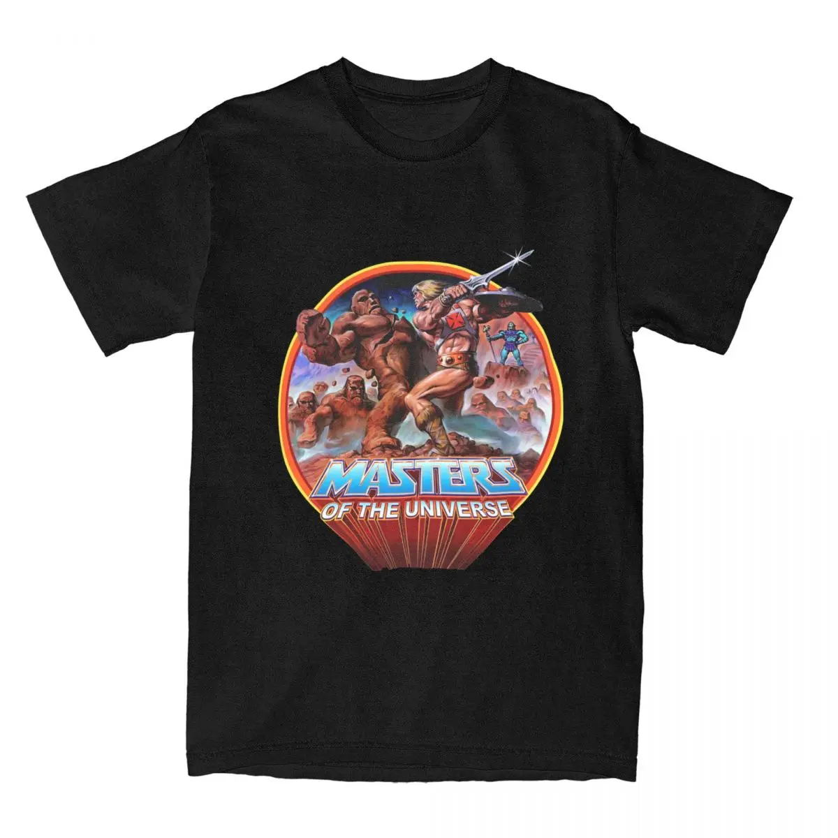 Men Women T-Shirts Master Of Universe He-man Rock Warriors Stuff Funny Pure Cotton Short Sleeve Cartoon MOTU T Shirt