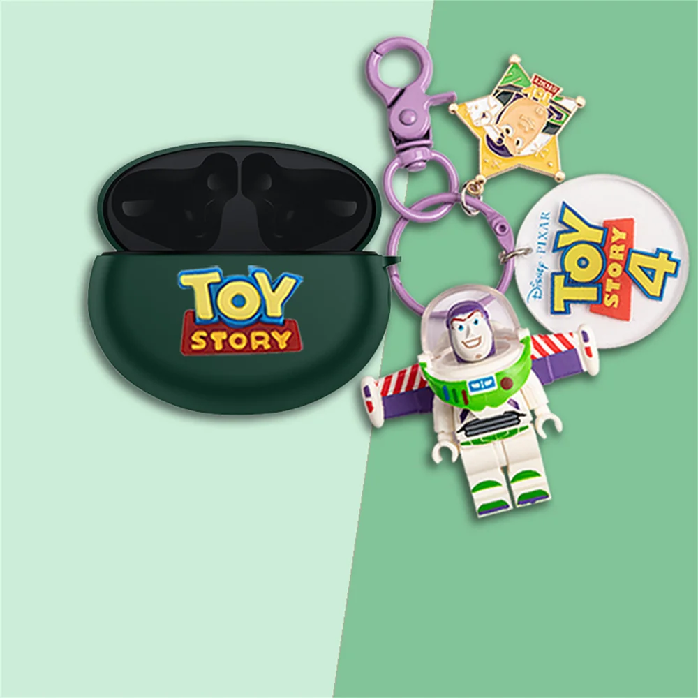 Cute Cartoon Astronaut Soft Earphone Cover for Huawei Freebuds 5i Earphone Wireless Headphone Case Box with Lovely Doll Keychain