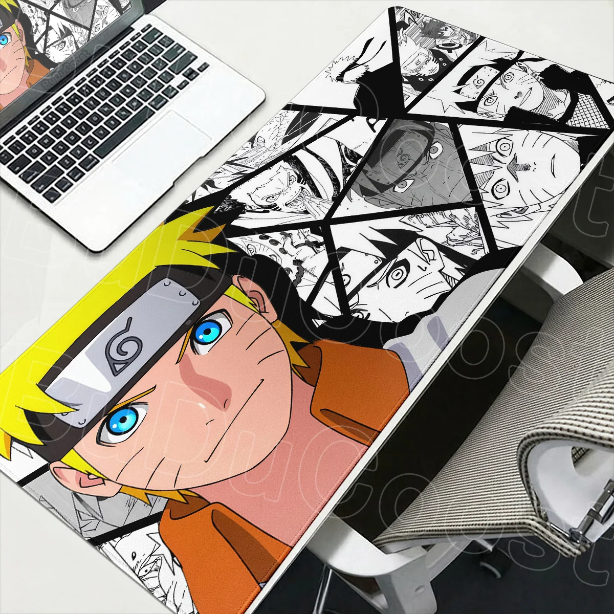 Japan Anime Naruto Uzumaki Mouse Mat New Office Long Desk HD Printing Gamer Keyboard Pad Boy Gift PC Gaming Non-slip Accessories