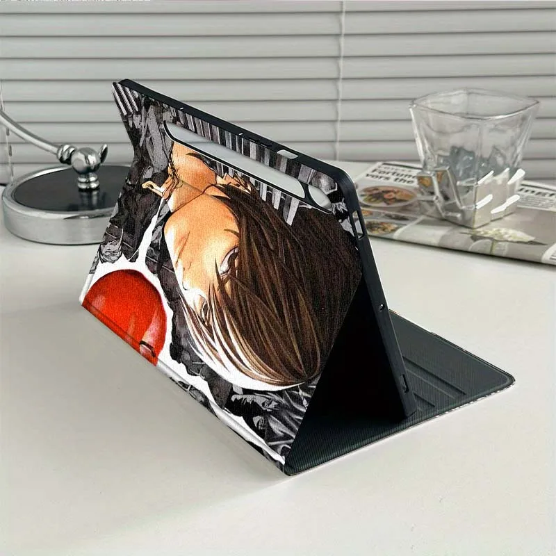 حافظة كمبيوتر لوحي D-Deaths N-Notes لهاتف سامسونج جالاكسي تاب S7 S8 S9 S10 FE Plus Lite 11 12.4 13.1 بوصة