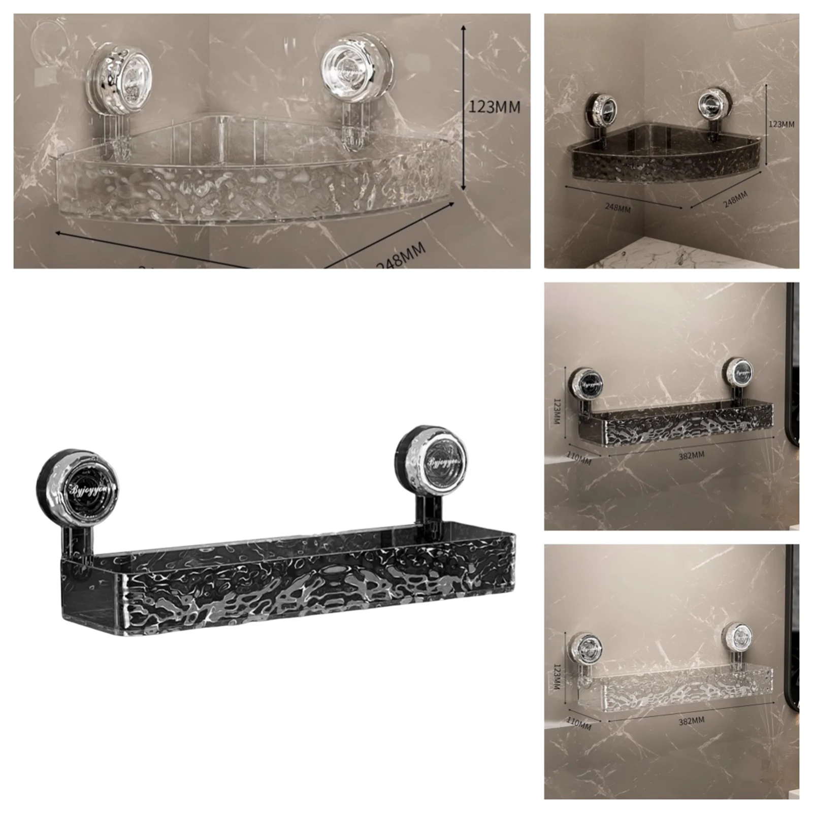 Bathroom Corner Soap Shower Rack Thickened Triangle Rack Corner Shelf for Shower Rooms Laundry Rooms