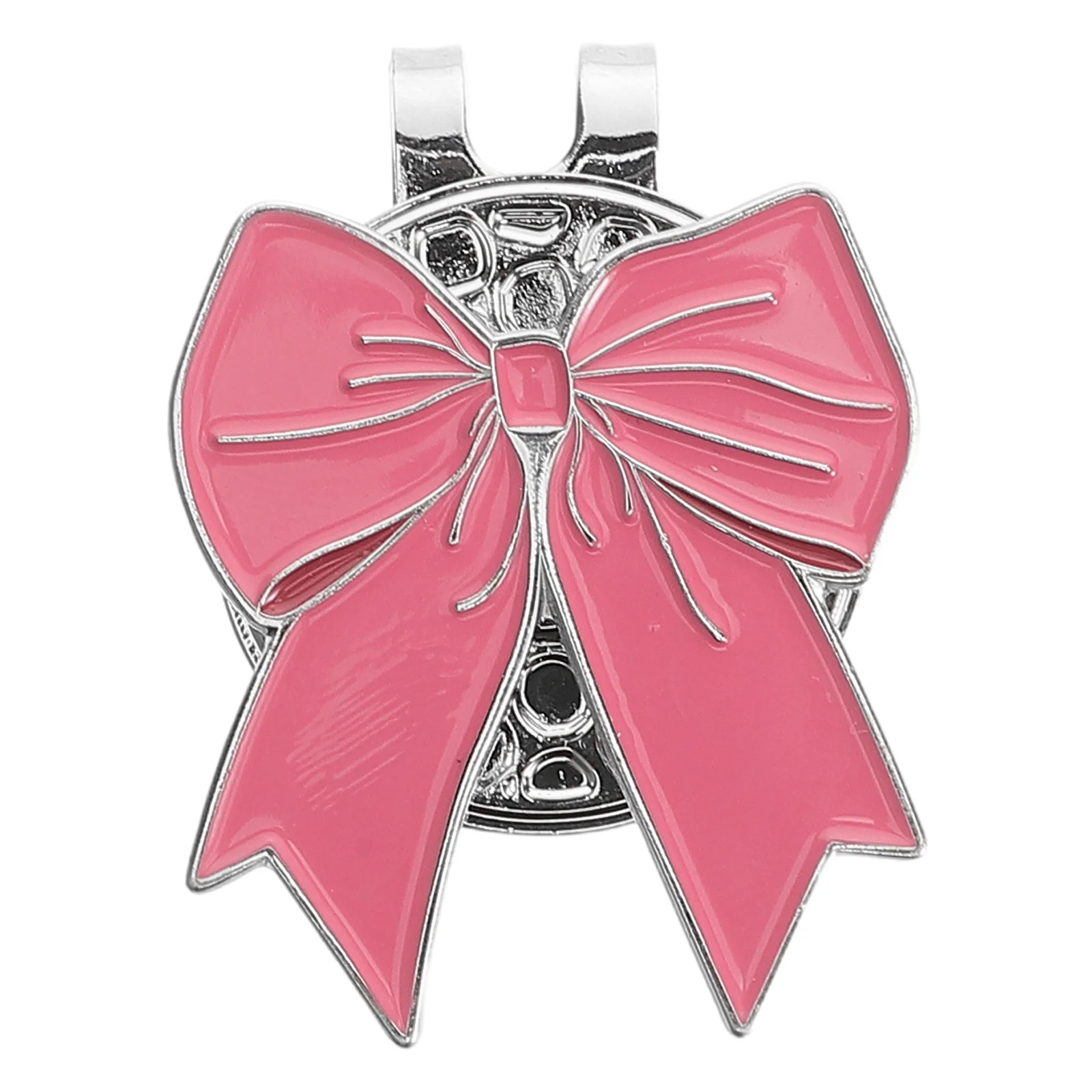 

Golf Hat Clip Bow Ball Marker Holder Caps Strong Grip Lightweight Golf Accessories for Gloves Hats Bags Visor Belt