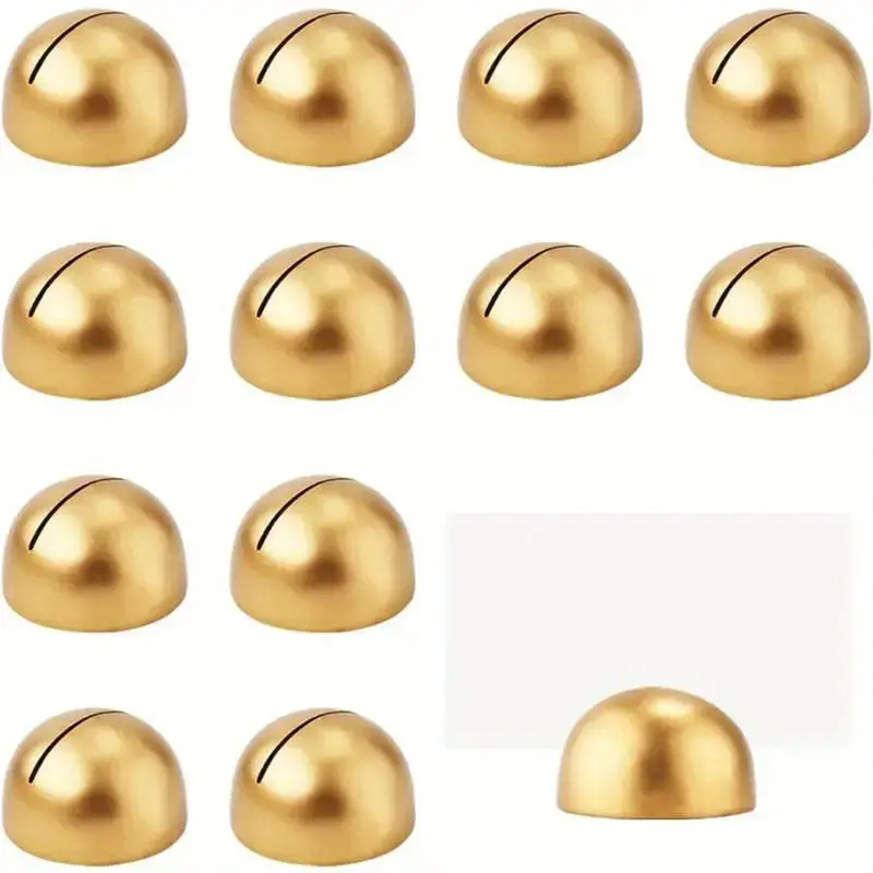 Tischnummernhalter Gold Holz Langlebiger Foto-Karten-Postkartenständer Eleganter Mehrzweck-Namenskartenhalter