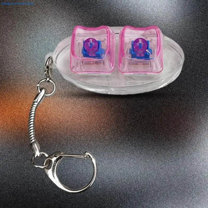 N2UB Colorful Keyboards Switches Tester Silicone Keyring With Clicky Feedback For Adults And Students