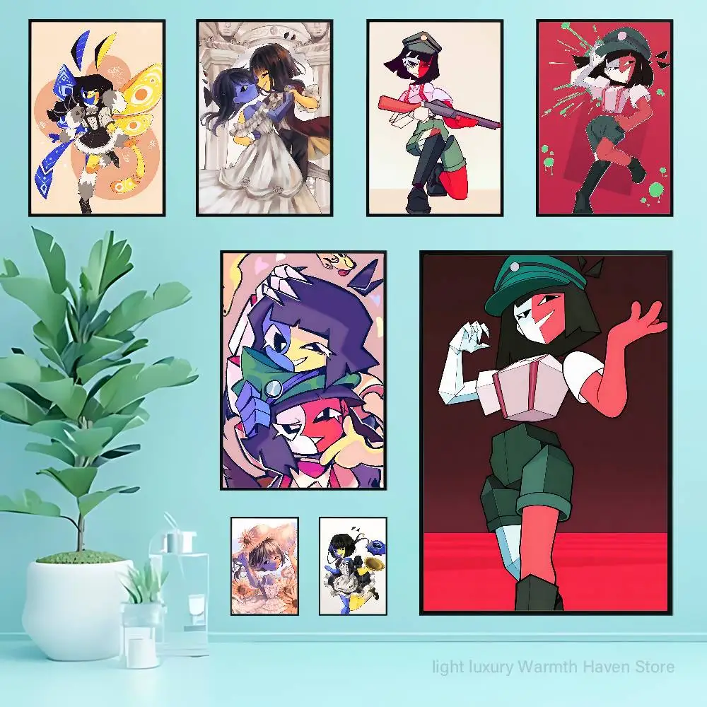 

J-Joel G E-Ena Anime Wall Art Canvas Painting Poster For Living Room Home Decor Decoration Picture