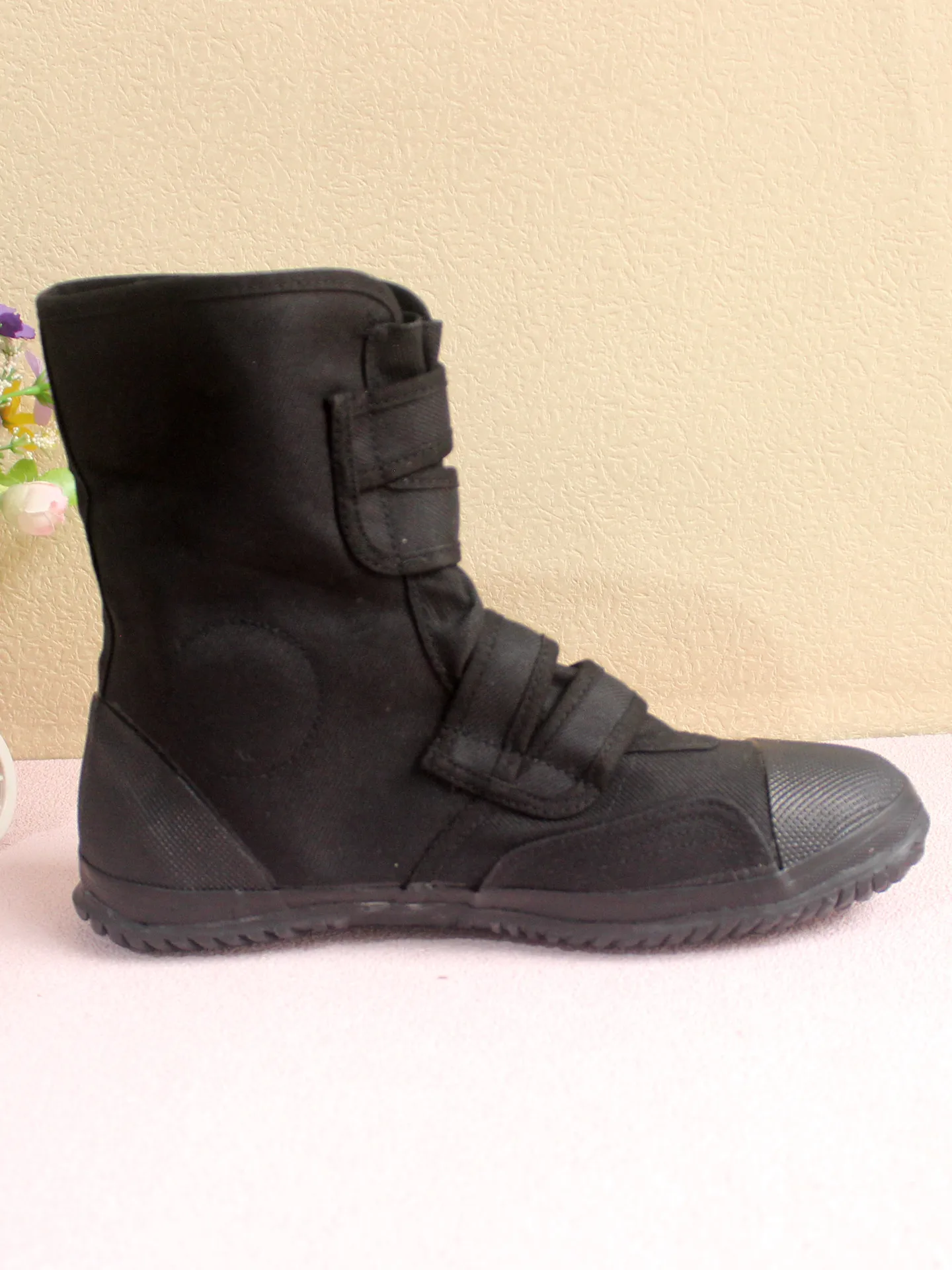 High-Tube Steel-Toe Safety Shoes with Integrated Tongue for Lathe And Milling Machine Use Steel Head Cap Anti-Crush Protection
