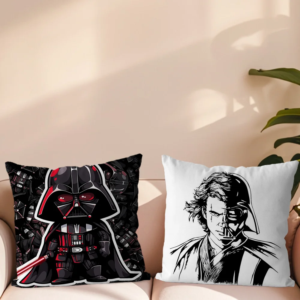 Star W-Wars Pillow Case Pillowcase Living Room Sofa Super Soft Cushion Cover Suitable For Home Bedroom Room Decoration