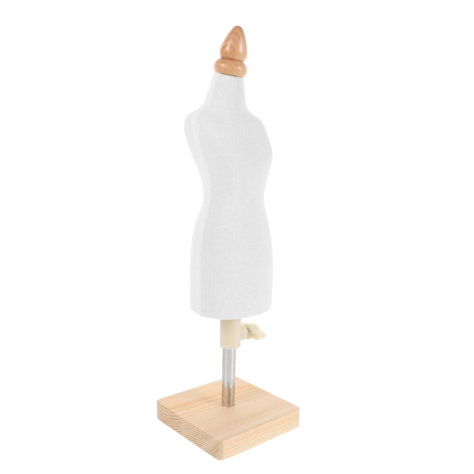 

Handmade Sewing Mannequin Half Body Adjustable Wooden Stand For Clothing Fashion Design Practice Craft Tool