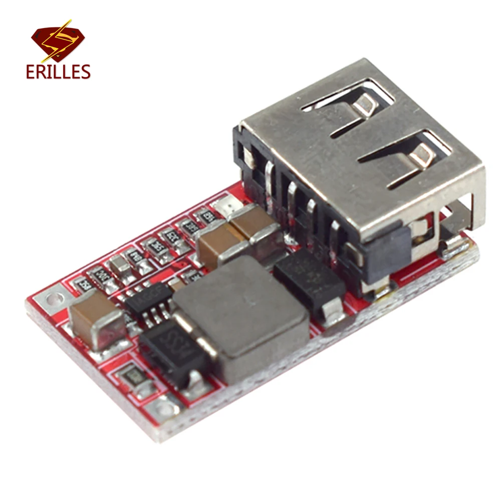 Car Charging Output USB Charger Module 6-24V 12V / 24V To 5V / 3A DC Buck Step Down Regulator Converter 12V 5V Power Supply