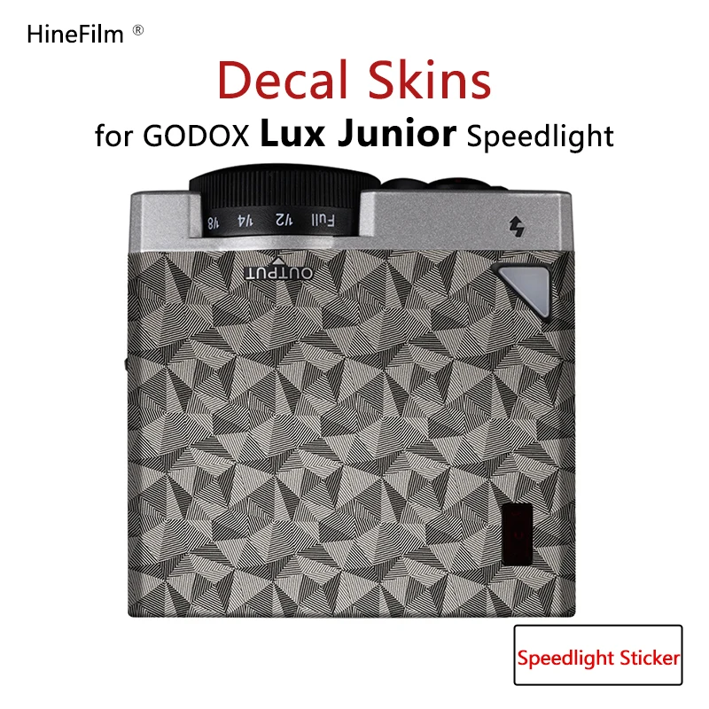 

Godox Lux Junior Retro Flash Sticker Decal Skin For Godox Lux Junior Camera Speedlite Protector Coat Wrap Cover Case