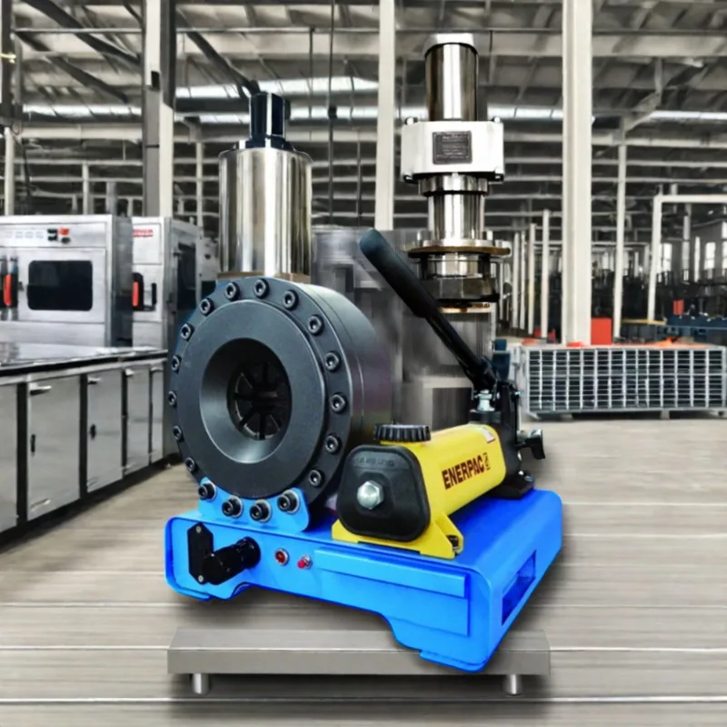 Portable 1'' Manual Crimper P16 Hose Assembly Crimping Machine New AC Hydraulic Pressing Kits Manufacturing Plant Hand Operated