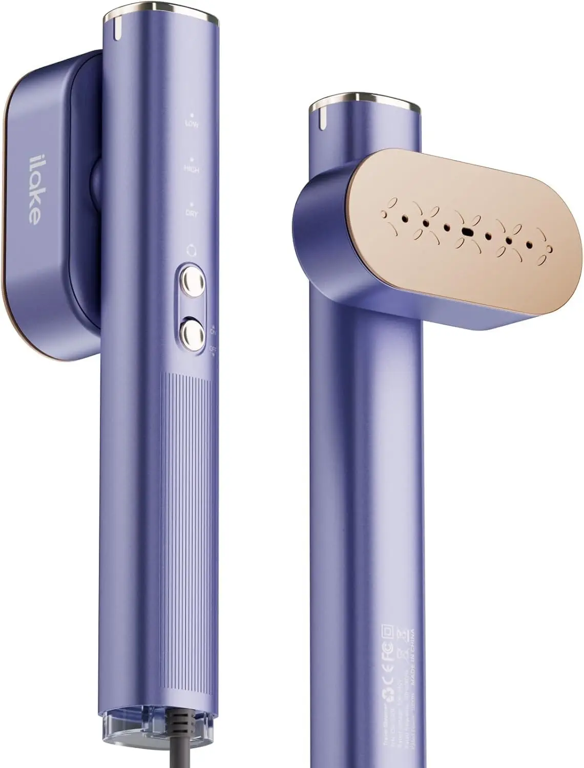 

Портативный отпариватель для одежды, 1000 Вт, дорожный размер, двойное напряжение 100-240 В, ручной отпариватель и утюг 2-в-1 для дома и путешествий