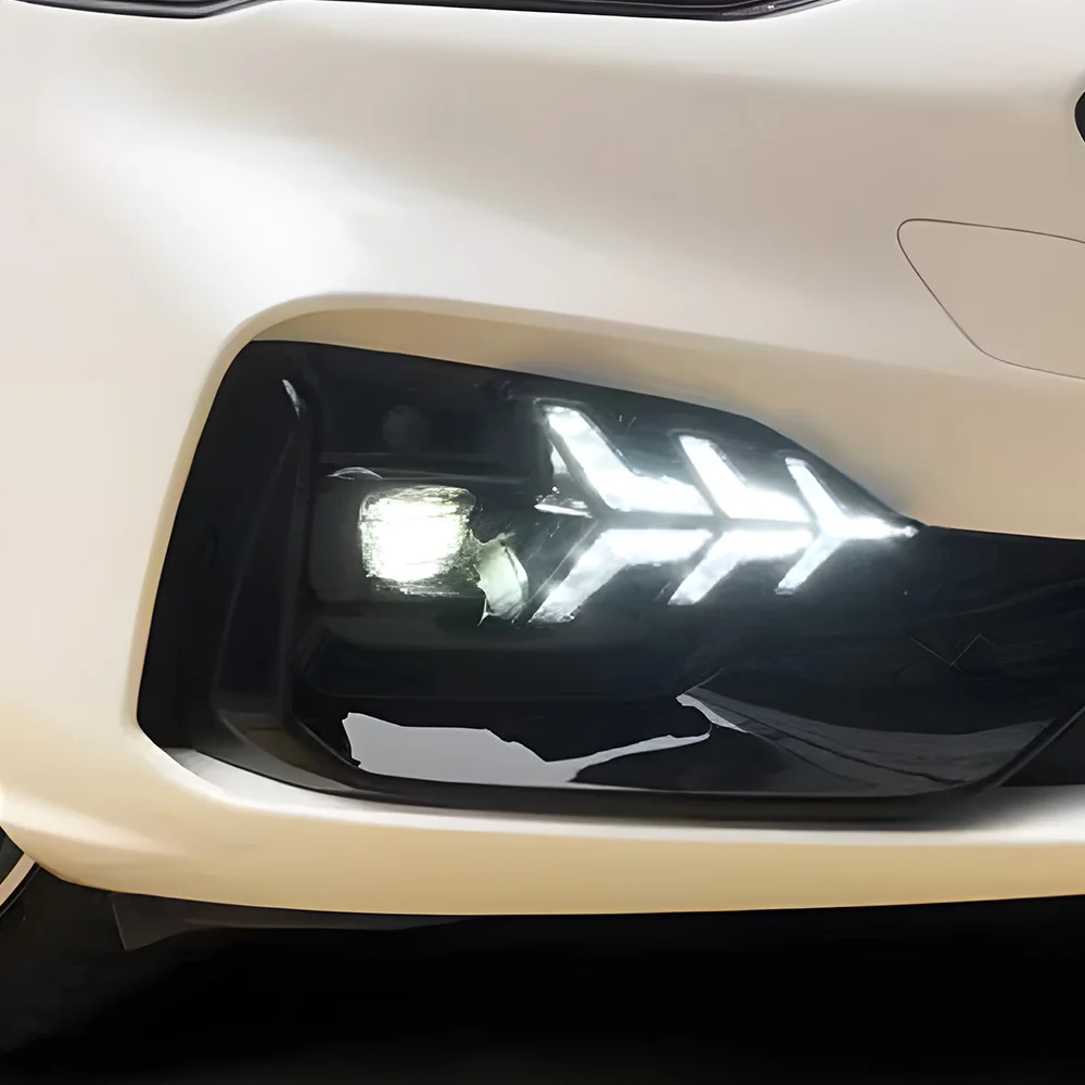 

Для Ford Focus 2018-2020 обновленный передний бампер, светодиодные дневные ходовые огни в сборе, инструмент Plug and Play, автомобильные аксессуары