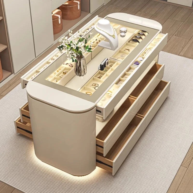 Dust Proof Standing Living Room Cabinets Showcase Multipurpose Adults Jewelry Cabinet Cube Floor Muebles De Salon Furniture