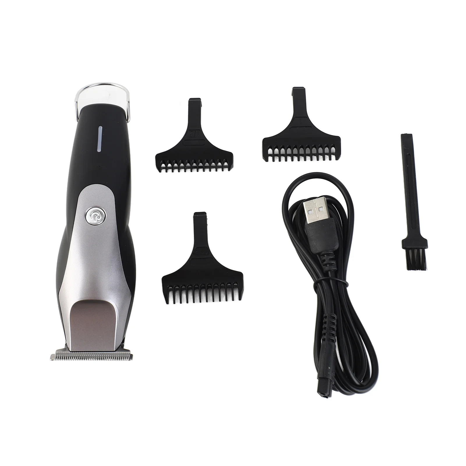 

Electric Razor Electric Hair Clipper USB Charging Hair Trimmer with 3 Hair Comb Hair Salon For Men Black
