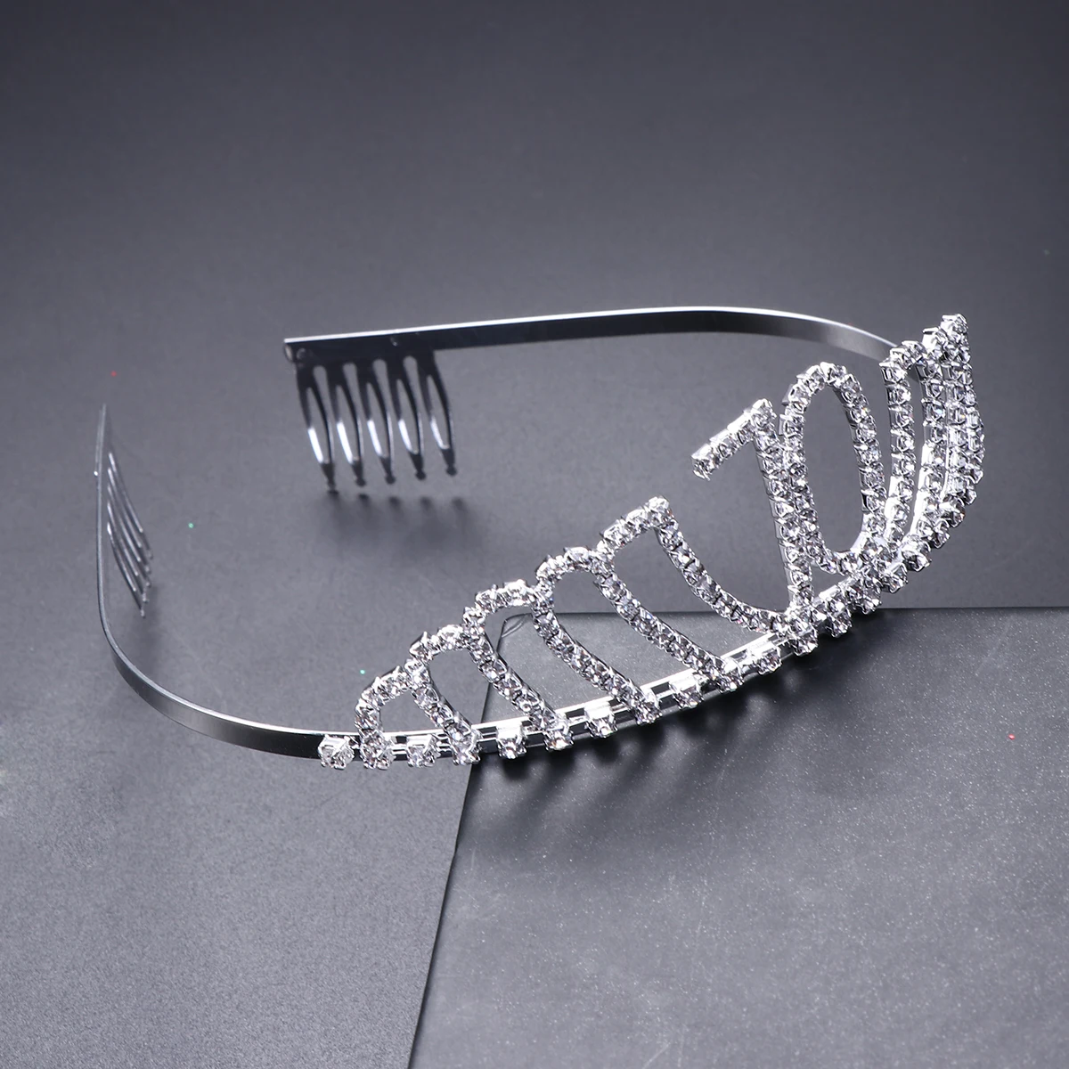 

Hair Accessories for Girls Queen Crown Birthday Tiara Rhinestones Women's