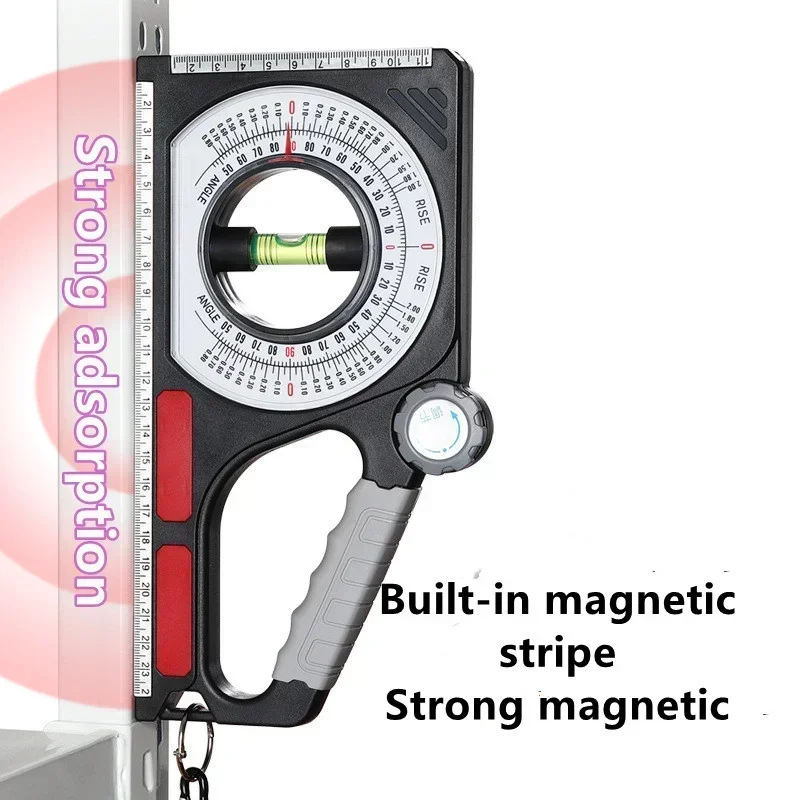 Angle Slope Measuring Instrument Magnetic Level Bubble Inclinometer Protractor Slope Ruler Level