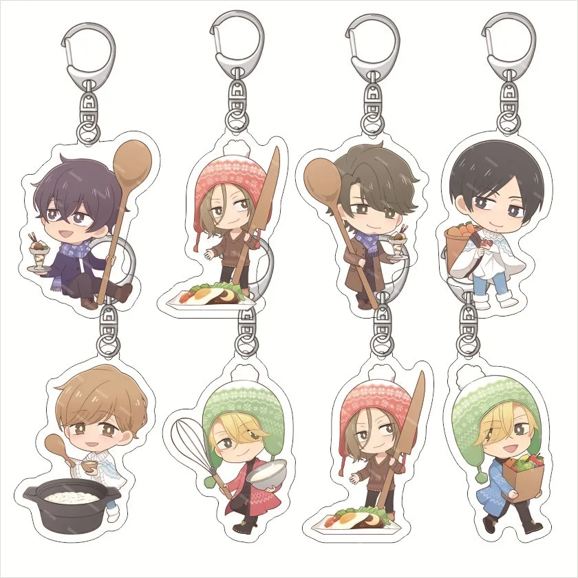 I'm back, welcome home acrylic keychain Fujiyoshi Maki Fujiyohiro Glow acrylic pendant