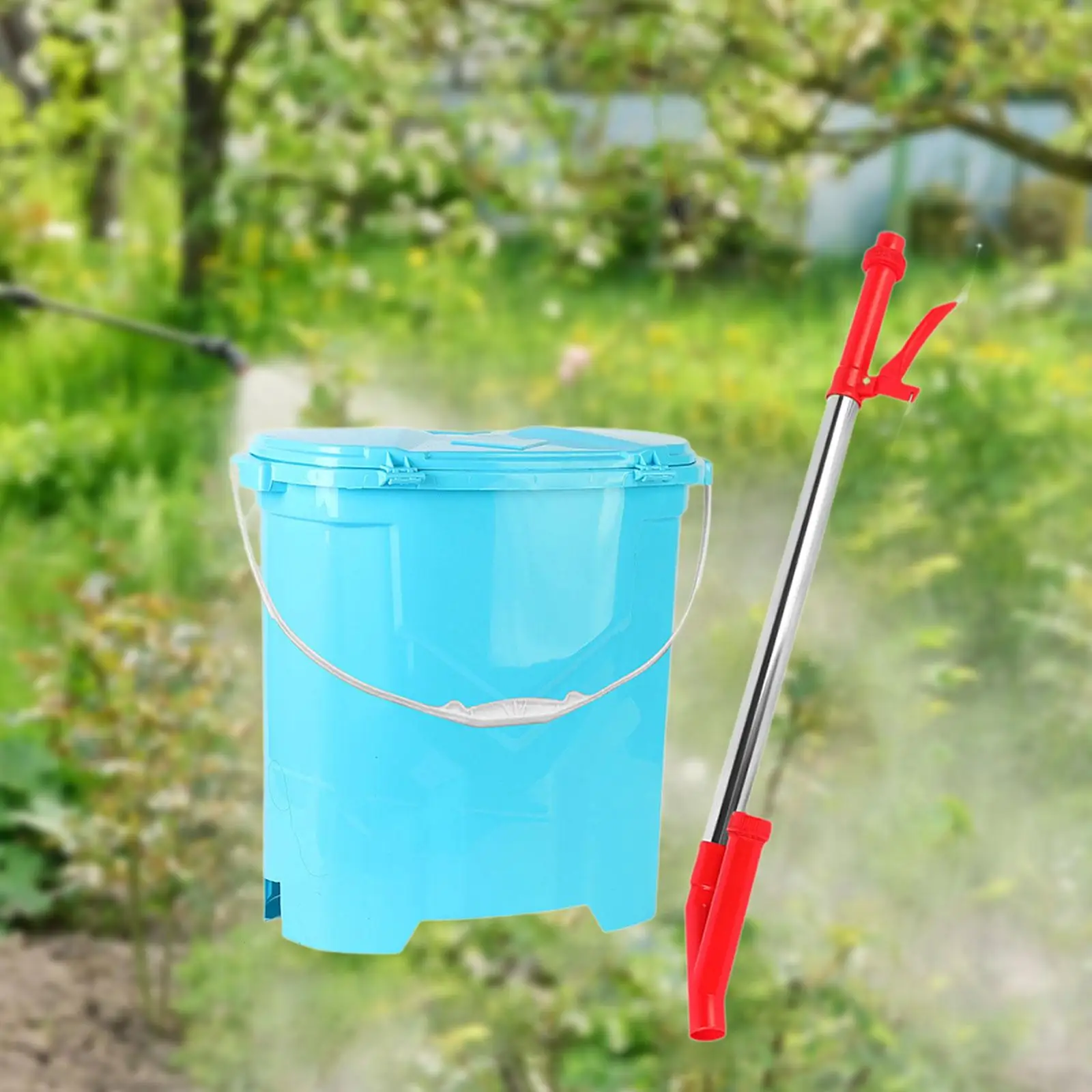 25L Back Carrying Manual Fertilizer Spreader Professional Corn Fertilizing Tool Agricultural Manual Fertilizing Labor Saving
