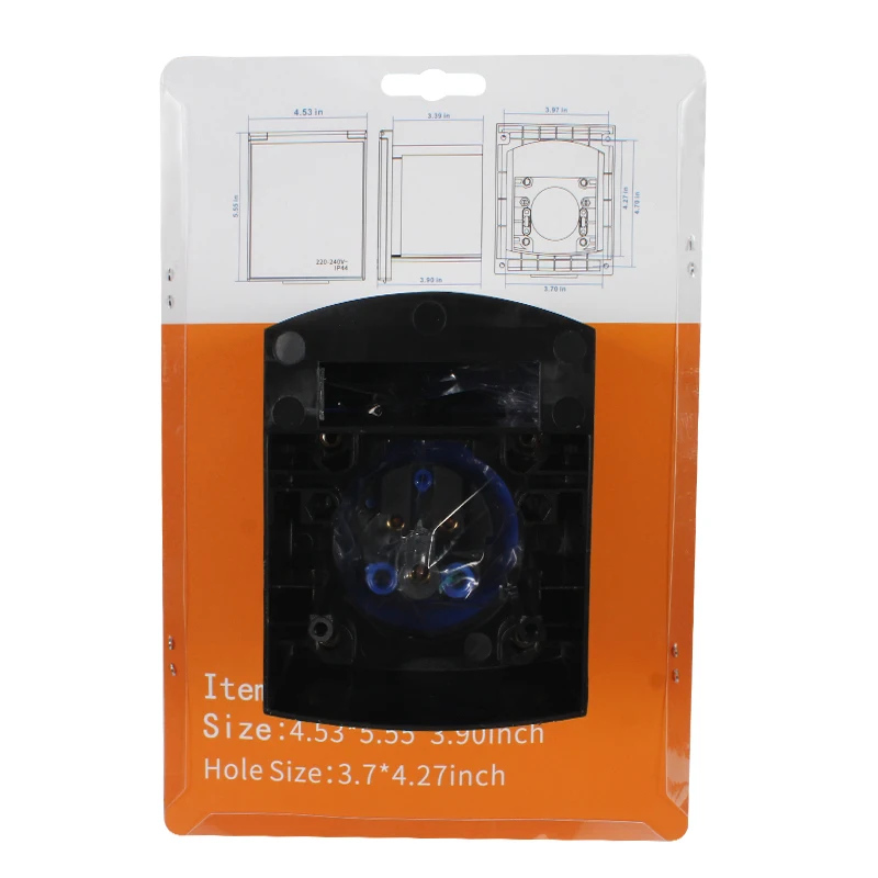 Soket pengisi daya RV 16A 220V-240V soket tahan air inlet daya eksternal