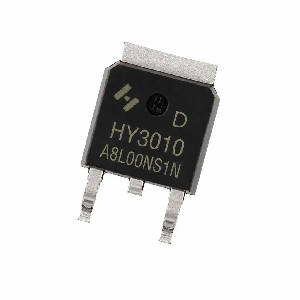 (10 pcs) HY3010D DPAK/TO-252-2L HY3010 - N-Channel Metal-Oxide-Semiconductor Field-Effect Transistor 100V 60A 12mΩ